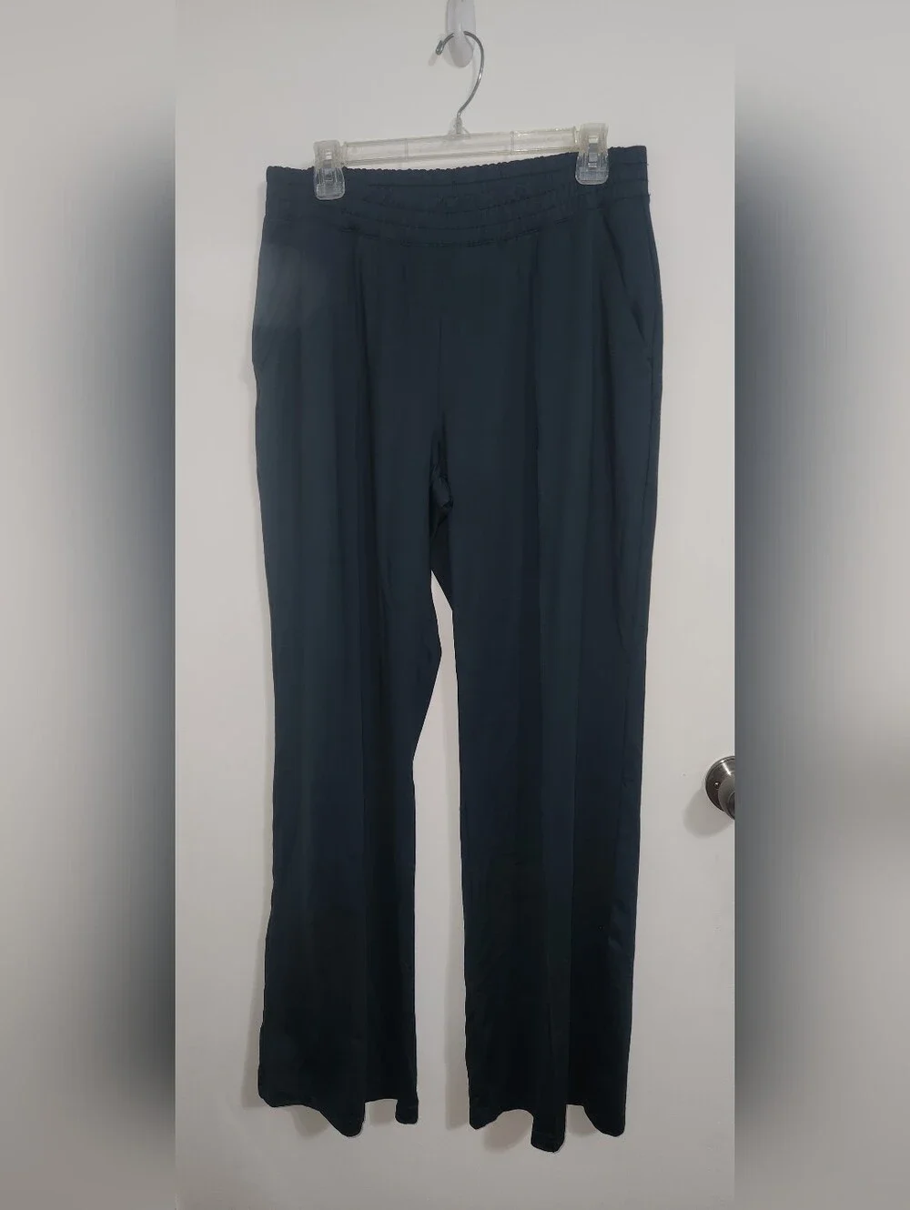 aerie Women's Dark Navy Straight-Leg Dress Pants